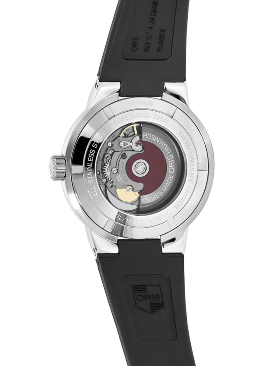  Shop Authentic Oris TT1 Day Date Black Dial Black Rubber Strap Watch for Men - 0173577524154-0742406FC - Luxxuri