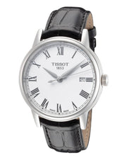  Shop Authentic Tissot T Classic Carson White Dial Black Leather Strap Watch for Men - T085.410.16.013.00 - Luxxuri