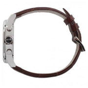  Shop Authentic Hugo Boss Jet White Dial Brown Leather Strap Watch for Men - 1513280 - Luxxuri