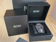  Shop Authentic Hugo Boss Hero Black Dial Black Steel Strap Watch for Men - 1513754 - Luxxuri