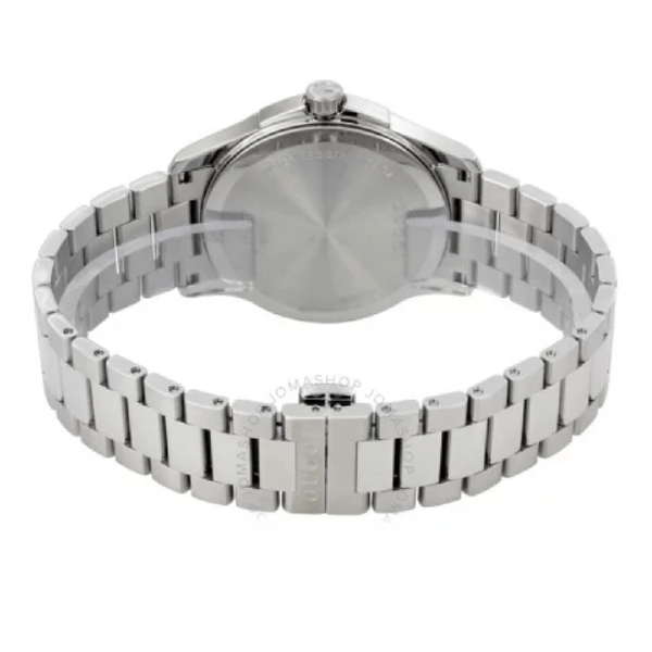  Shop Authentic Gucci G Timeless Diamonds Black Dial Silver Steel Strap Watch For Men - YA126456 - Luxxuri