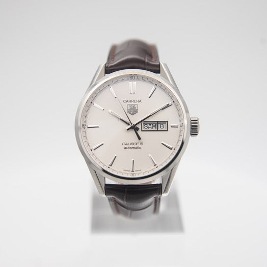  Shop Authentic Tag Heuer Carrera Silver Dial Watch for Men - WAR201B.FC6291 - Luxxuri