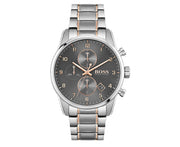 Shop Authentic Hugo Boss Skymaster Grey Dial Two Tone Steel Strap Watch for Men - 1513789 - Luxxuri