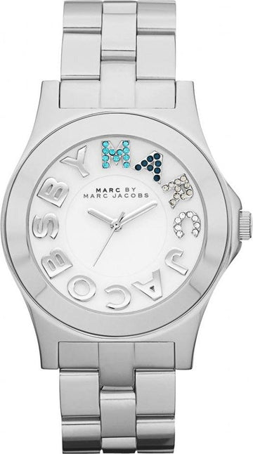  Shop Authentic Marc Jacobs Rivera White Dial Silver Steel Strap Watch for Women - MBM3136 - Luxxuri