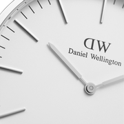  Shop Authentic Daniel Wellington Classic Cornwall White Dial Black Nylon Strap Watch For Men - DW00100260 - Luxxuri