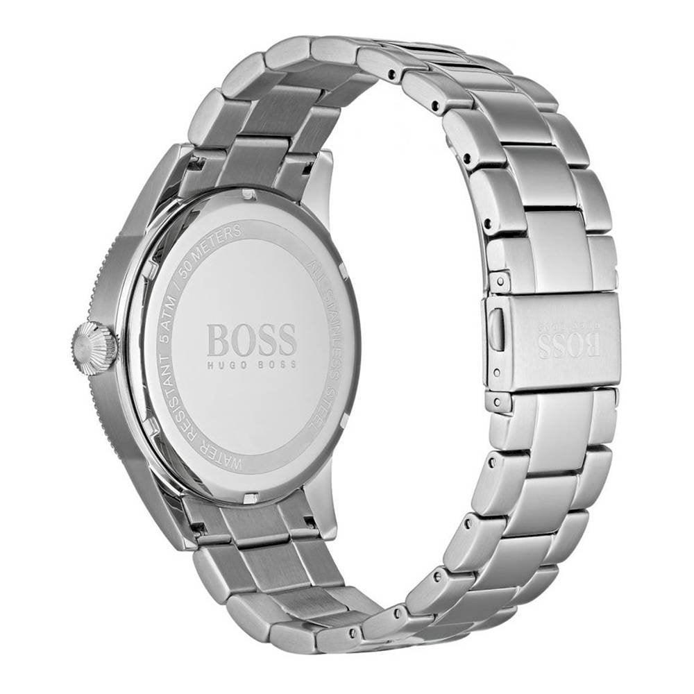  Shop Authentic Hugo Boss Legacy Blue Dial Silver Steel Strap Watch for Men - 1513707 - Luxxuri