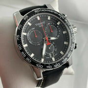  Shop Authentic Tissot Supersport Chrono Black Dial Black Leather Strap Watch for Men - T125.617.16.051.00 - Luxxuri