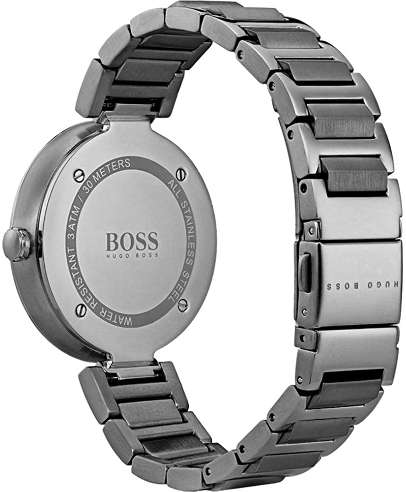  Shop Authentic Hugo Boss Allusion Quartz Grey Dial Grey Steel Strap Watch For Men - 1502416 - Luxxuri