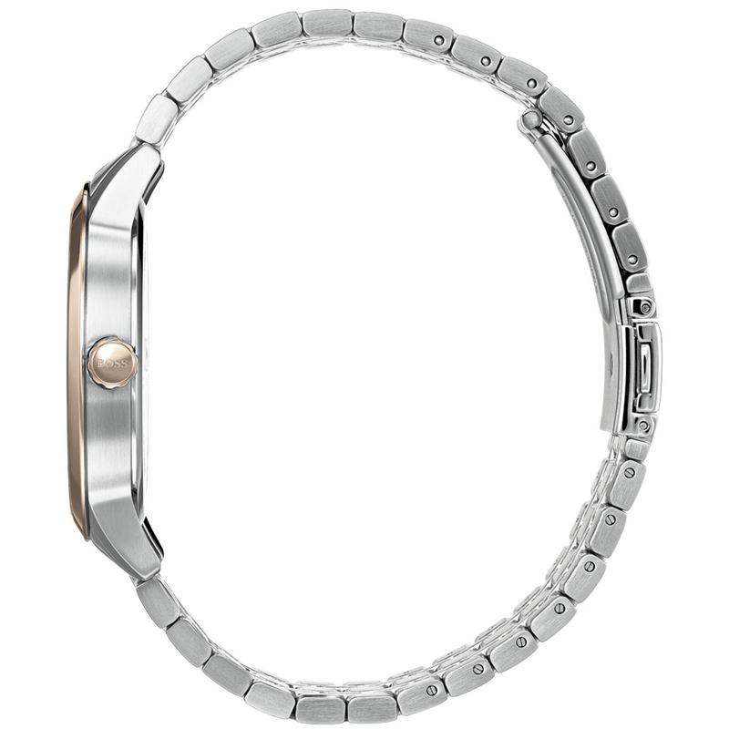 Shop Authentic Hugo Boss Classic Grey Dial Two Tone Steel Strap Watch for Men - 1513688 - Luxxuri