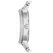  Shop Authentic Michael Kors Melissa Quartz Silver Dial Silver Steel Strap Watch for Women - MK4370 - Luxxuri