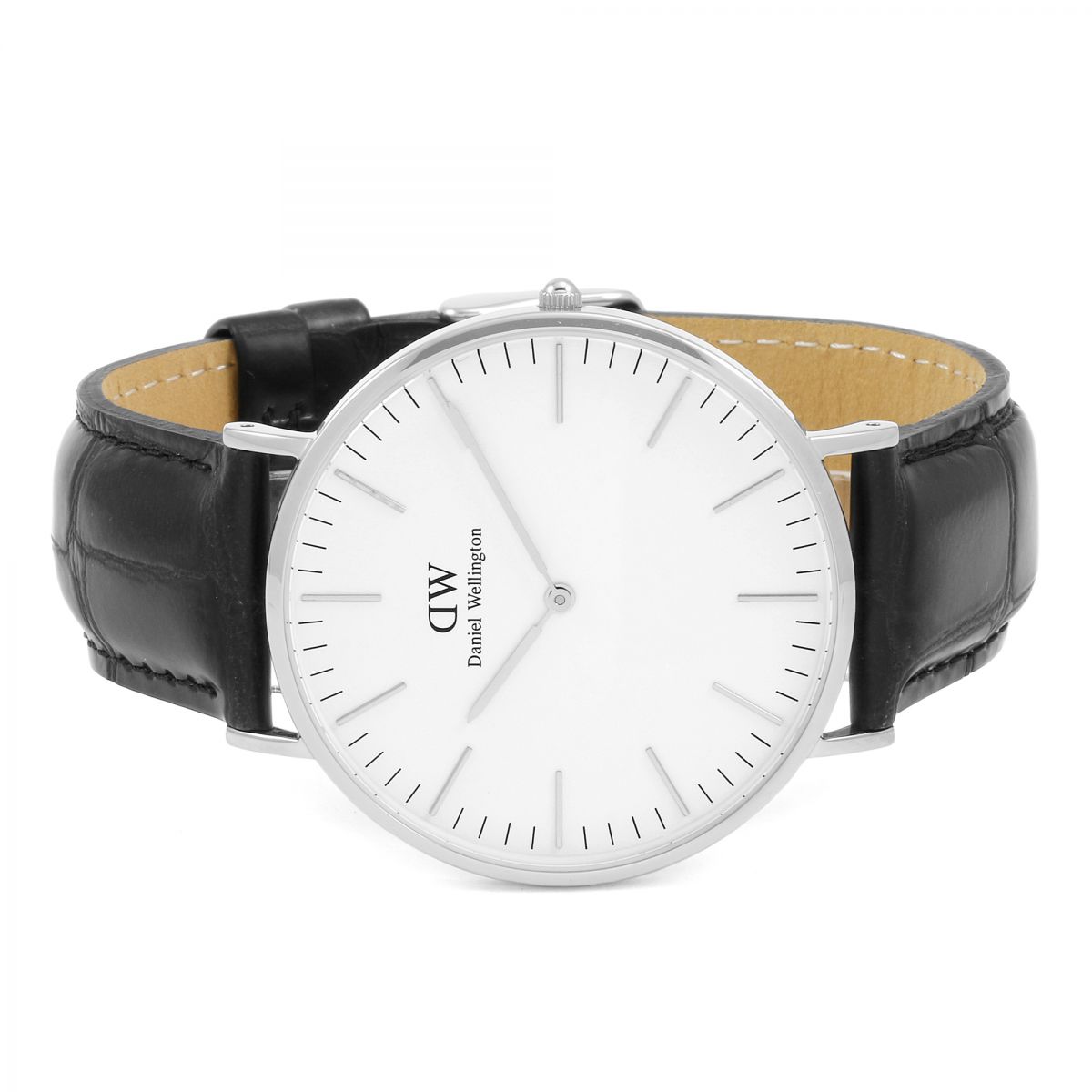  Shop Authentic Daniel Wellington Classic Reading White Dial Black Leather Strap Watch For Men - DW00100028 - Luxxuri