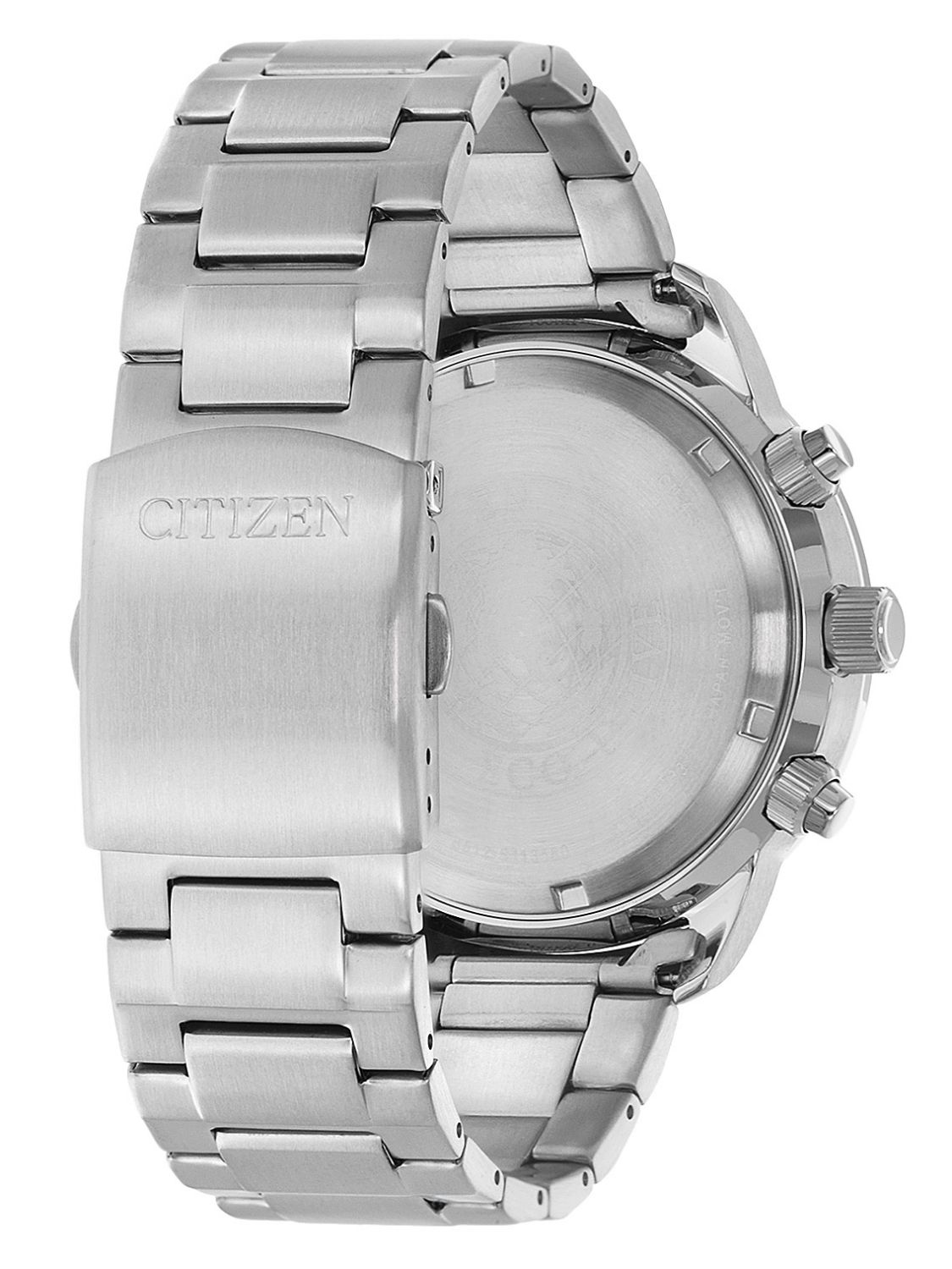  Shop Authentic Citizen Eco Drive Chronograph Black Dial Silver Steel Strap Watch For Men - CA0690-88E - Luxxuri