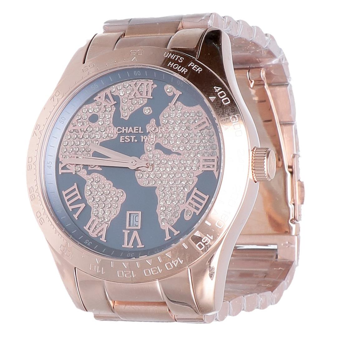  Shop Authentic Michael Kors Layton Rose Gold Dial Rose Gold Steel Strap Watch for Women - MK6395 - Luxxuri