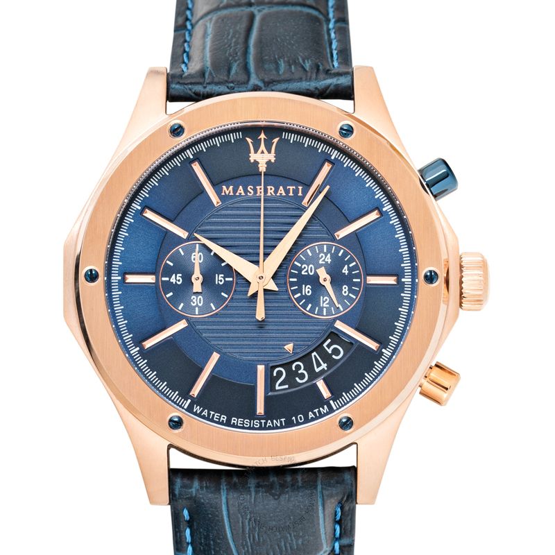  Shop Authentic Maserati Circuito Blue Dial Blue Leather Strap Watch For Men - R8871627002 - Luxxuri