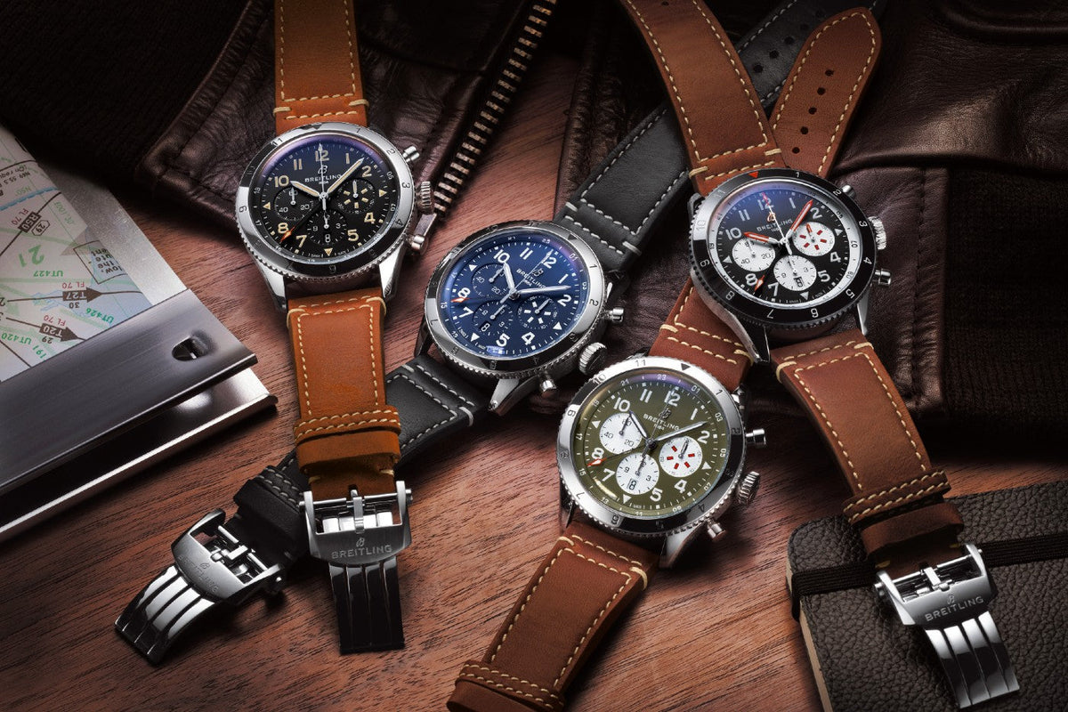 Shop Authentic Breitling Super Avi B04 Chronograph GMT 46 Mosquito Black Dial Brown Leather Strap Watch for Men - YB04451A1B1X1 - Luxxuri