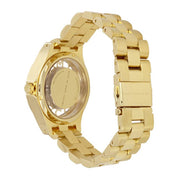  Shop Authentic Marc Jacobs Henry Transparent Gold Dial Gold Steel Strap Watch for Women - MBM3338 - Luxxuri