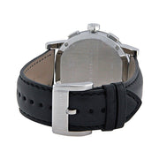  Shop Authentic Burberry The City Chronograph Black Dial Black Leather Strap Watch for Men - BU9356 - Luxxuri