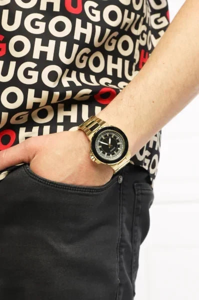  Shop Authentic Guess Track Grey Dial Gold Steel Strap Watch for Men - GW0426G2 - Luxxuri