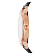  Shop Authentic Emporio Armani Kappa Quartz White Dial Black Leather Strap Watch For Men - AR80015 - Luxxuri