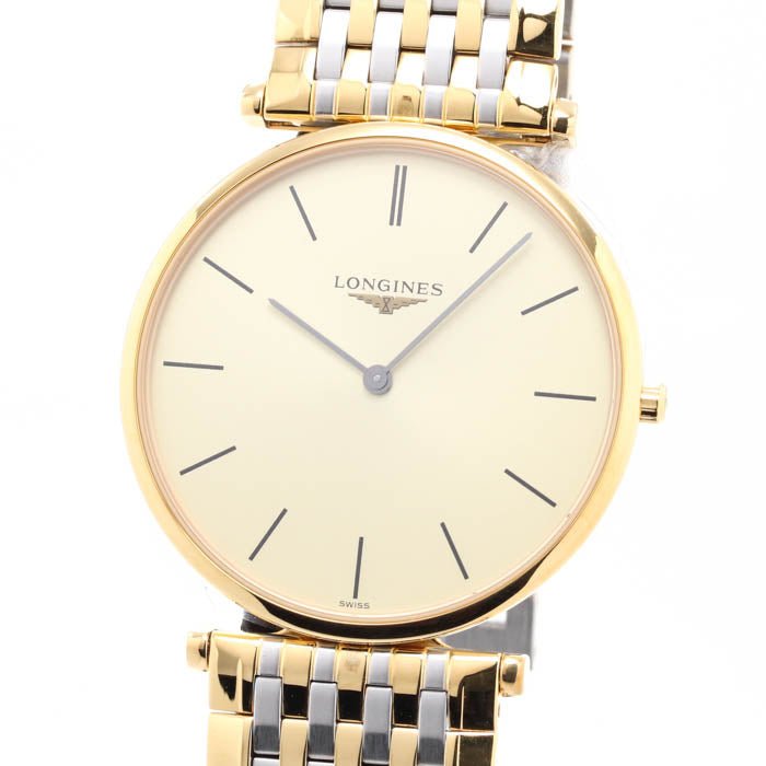  Shop Authentic Longines La Grande Classique De Longines Gold Dial Two Tone Mesh Bracelet Watch for Women - L4.755.2.32.7 - Luxxuri