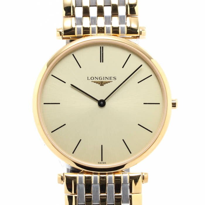  Shop Authentic Longines La Grande Classique De Longines Gold Dial Two Tone Mesh Bracelet Watch for Women - L4.755.2.32.7 - Luxxuri
