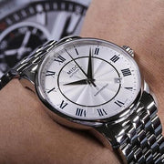  Shop Authentic Mido Baroncelli III Automatic Silver Dial Silver Steel Strap Watch For Men - M8600.4.21.1 - Luxxuri