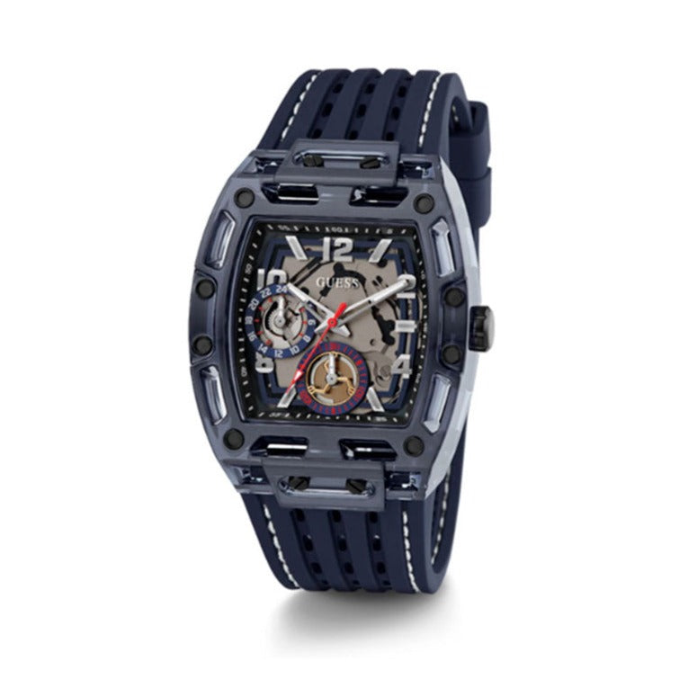  Shop Authentic Guess Phoenix Chronograph Black Dial Black Rubber Strap Watch for Men - GW0499G1 - Luxxuri