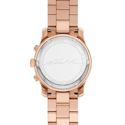  Shop Authentic Michael Kors Lennox Three-Hand Silver Dial Rose Gold Steel Strap Watch For Women - MK7362 - Luxxuri