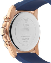  Shop Authentic Guess Commander Blue Dial Blue Rubber Strap Watch for Men - GW0211G4 - Luxxuri