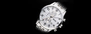  Shop Authentic Hugo Boss Aeroliner Chronograph Quartz White Dial Silver Steel Strap Watch For Men - HB1512445 - Luxxuri