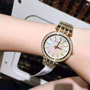  Shop Authentic Michael Kors Darci Mother of Pearl Dial Gold Steel Strap Watch for Women - MK3219 - Luxxuri