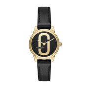  Shop Authentic Marc Jacobs Corie Black Dial Black Leather Strap Watch for Women - MJ1580 - Luxxuri