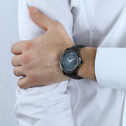  Shop Authentic Maserati Circuito Blue Dial Black Leather Strap Watch For Men - R8851127002 - Luxxuri
