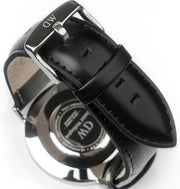  Shop Authentic Daniel Wellington Classic Sheffield Black Dial Black Leather Strap Watch For Men - DW00100133 - Luxxuri