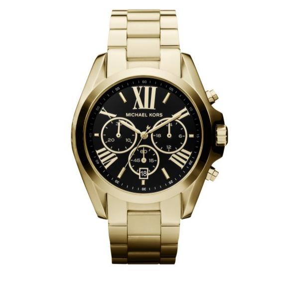  Shop Authentic Michael Kors Bradshaw Black Dial Gold Steel Strap Watch for Women - MK5739 - Luxxuri