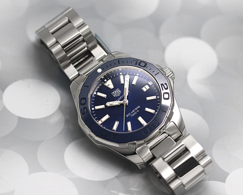  Shop Authentic Tag Heuer Aquaracer Blue Dial Watch for Women - WAY131S.BA0748 - Luxxuri