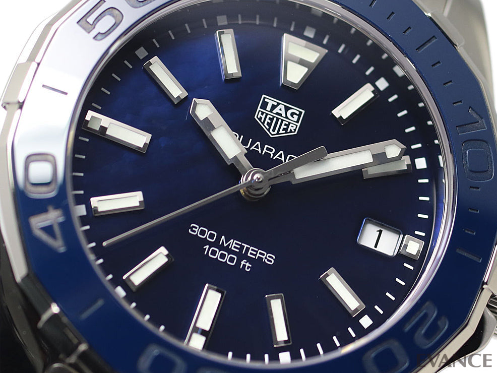  Shop Authentic Tag Heuer Aquaracer Blue Dial Watch for Women - WAY131S.BA0748 - Luxxuri