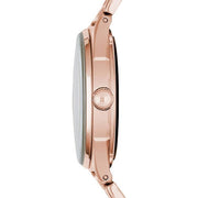  Shop Authentic Marc Jacobs Tether Transparent Rose Gold Dial Rose Gold Steel Strap Watch for Women - MBM3417 - Luxxuri