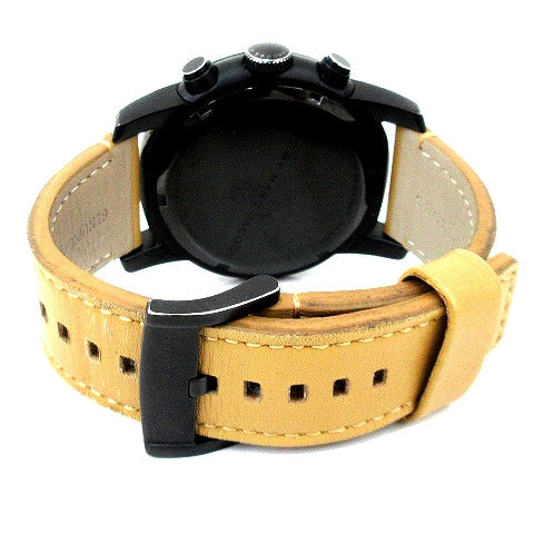  Shop Authentic Marc Jacobs Larry Chronograph Black Dial Brown Leather Strap Watch for Men - MBM5053 - Luxxuri