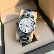  Shop Authentic Burberry The City White Dial Silver Steel Strap Watch for Women - BU9100 - Luxxuri