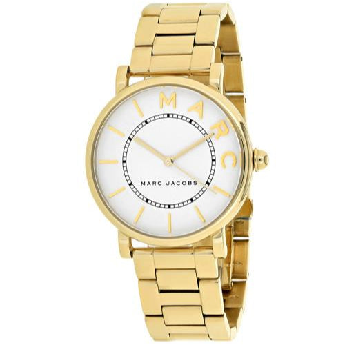  Shop Authentic Marc Jacobs Roxy White Dial Gold Steel Strap Watch for Women - MJ3522 - Luxxuri