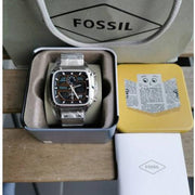  Shop Authentic Fossil Retro Analog-Digital Black Dial Silver Steel Strap Watch for Men - FS5890 - Luxxuri