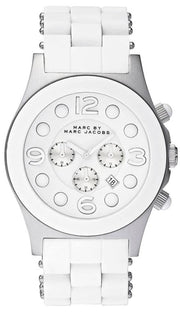  Shop Authentic Marc Jacobs Pelly White Dial White Silicone Strap Watch for Women - MBM2565 - Luxxuri