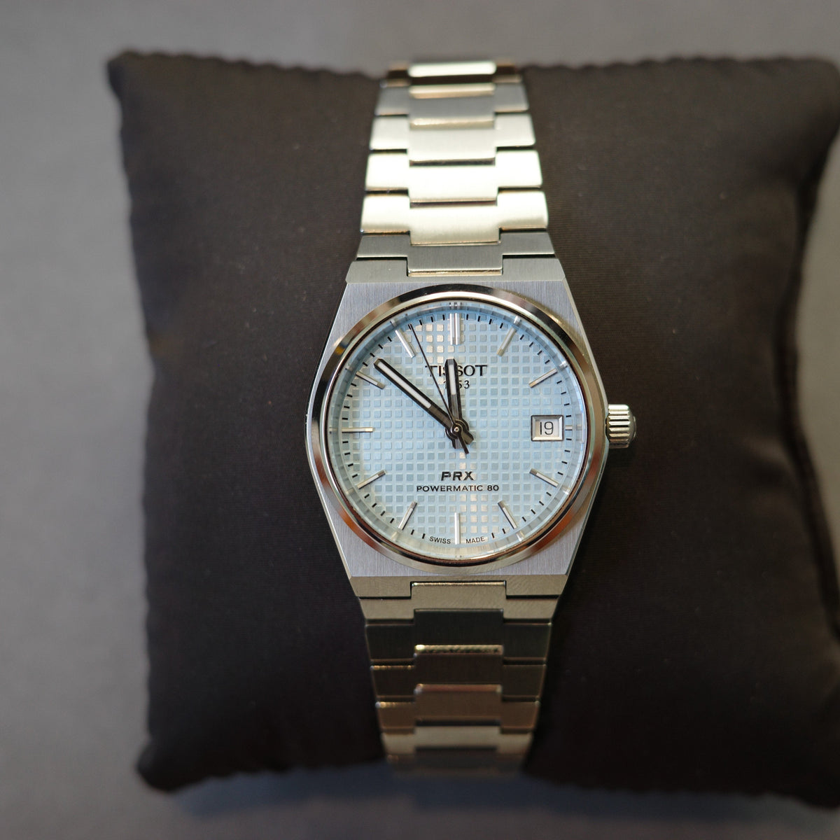  Shop Authentic Tissot PRX Powermatic 80 Ice Blue Dial Silver Steel Strap Watch for Men - T137.207.11.351.00 - Luxxuri
