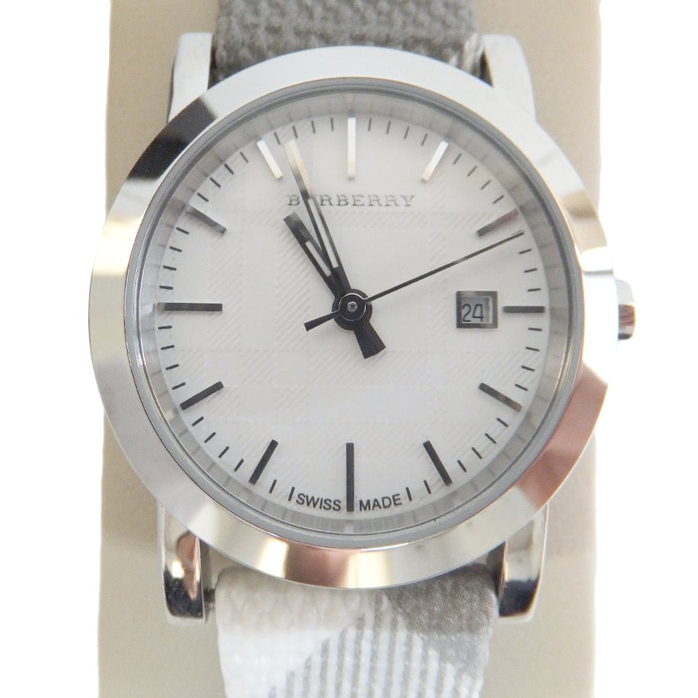  Shop Authentic Burberry The City Silver Dial Multicolored Leather Strap Watch for Women - BU1873 - Luxxuri