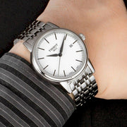  Shop Authentic Tissot Carson Steel White Dial Silver Steel Strap Watch For Men - T085.410.11.011.00 - Luxxuri