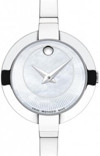  Shop Authentic Movado Bela Mother of Pearl Dial Silver Steel Strap Watch For Women - 0606616 - Luxxuri
