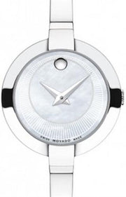  Shop Authentic Movado Bela Mother of Pearl Dial Silver Steel Strap Watch For Women - 0606616 - Luxxuri
