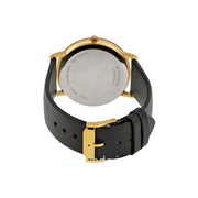  Shop Authentic Movado TC Silver Dial Black Leather Strap Watch For Men - 606695 - Luxxuri