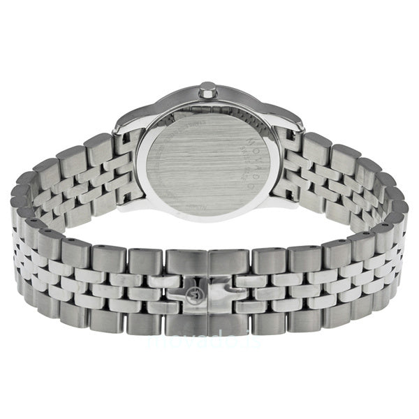  Shop Authentic Movado Museum Classic Black Dial Silver Steel Strap Watch For Women - 0606858 - Luxxuri